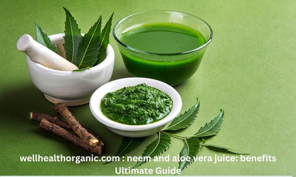 wellhealthorganic.com : neem and aloe vera juice